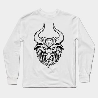 Minotaur head Long Sleeve T-Shirt